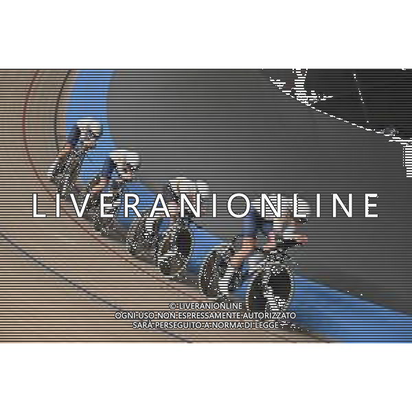 13-02-2025 European Championships Elite Women Track; Giornata 02; 2025, Great Britain; Leech, Sophie Madelaine; Lewis, Tegan Sophie; Lister, Elizabeth Grace; Morris, Anna; Zolder Velodromo; ©SIROTTI - AGENZIA ALDO LIVERANI SAS