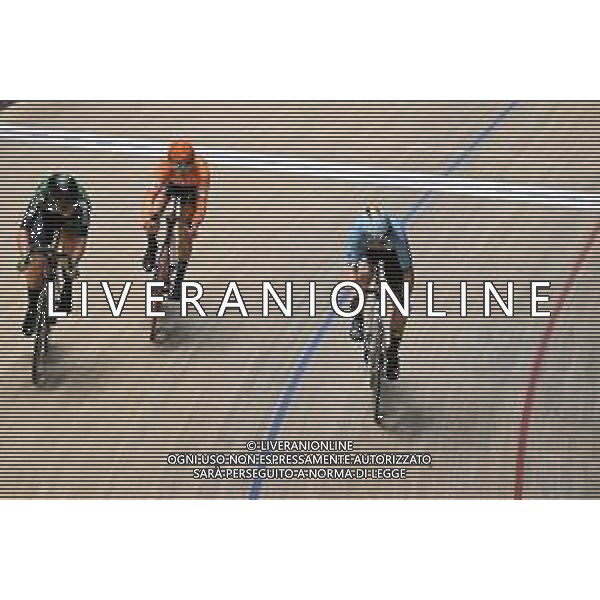 13-02-2025 European Championships Elite Women Track; Giornata 02; 2025, Irlanda; 2025, Belgium; 2025, Olanda; Gillespie, Lara; Hesters, Helene; Van Belle, Lisa; Zolder Velodromo; ©SIROTTI - AGENZIA ALDO LIVERANI SAS