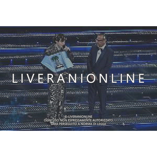 Festival Sanremo 2025 nella foto Settembre vince nella categoria Nuove Proposte 75mo Festival della Canzone Italiana - Terza Serata Teatro Ariston - Sanremo (IM) 13-02-2025 foto Roberto Garavaglia/agenzia Aldo Liverani sas