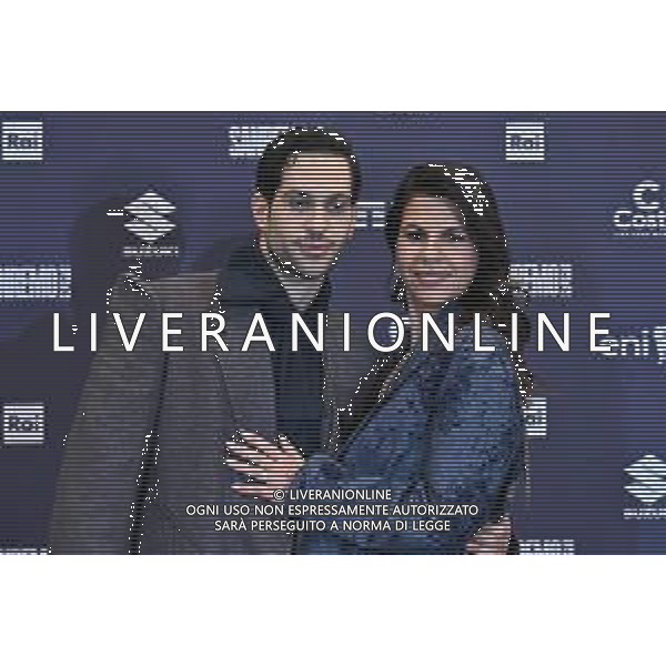 Festival Sanremo 2025 nella foto Mahmood e Geppi Cucciari 75mo Festival della Canzone Italiana photocall del 14 febbraio Teatro Ariston - Sanremo (IM) 14-02-2025 foto Roberto Garavaglia/agenzia Aldo Liverani sas