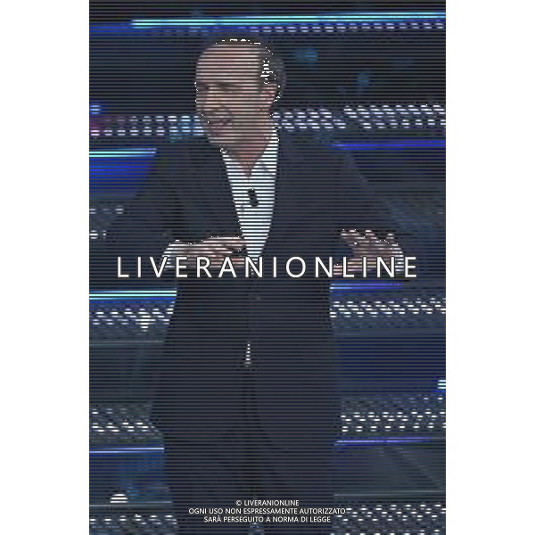 Festival Sanremo 2025 nella foto Roberto Benigni 75mo Festival della Canzone Italiana - Quarta Serata Teatro Ariston - Sanremo (IM) 14-02-2025 foto Roberto Garavaglia/agenzia Aldo Liverani sas