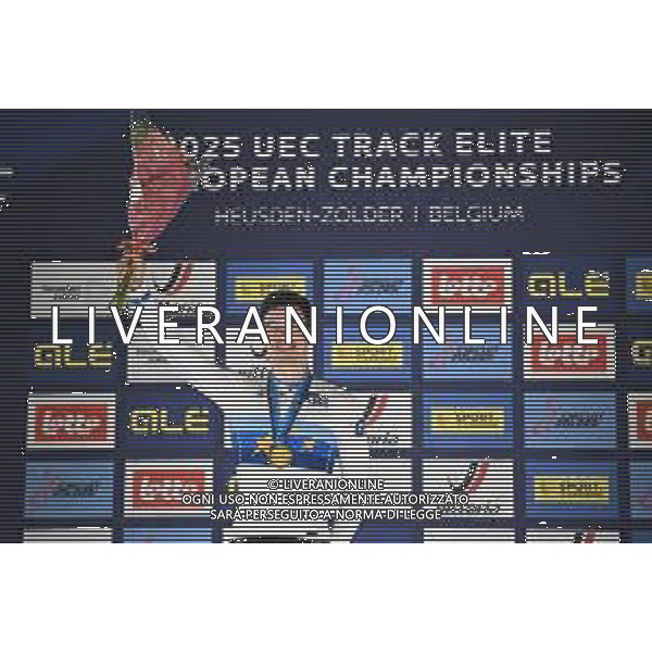 14-02-2025 European Championships Elite Track; Giornata 03; 2024, Portogallo; Leitao, Iuri; Zolder Velodromo; ©SIROTTI - AGENZIA ALDO LIVERANI SAS