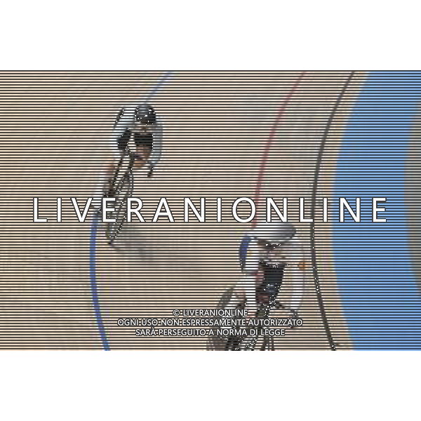 14-02-2025 European Championships Elite Women Track; Giornata 03; 2025, Ain; 2025, Great Britan; Burlakova, Yana; Edmunds, Rhian; Zolder Velodromo; ©SIROTTI - AGENZIA ALDO LIVERANI SAS