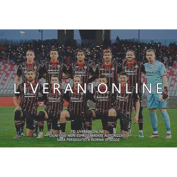 TVEM February 15, 2025 Bari, Italy - SSC Bari vs US Cremonese - Italian soccer serie B 2024/25 - San Nicola Stadium. In the pic: US Cremonese team line up foto emmanuele mastrodonato-ag aldo liverani sas