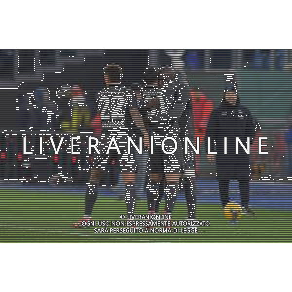 Lazio vs Napoli Campionato Serie A Enilive - 25 Giornata Stadio Olimpico - Roma 15-02-2025 nella foto Esultanza Lukaku e Raspadori FOTO FEDERICO GAETANO-AG ALDO LIVERANI SAS