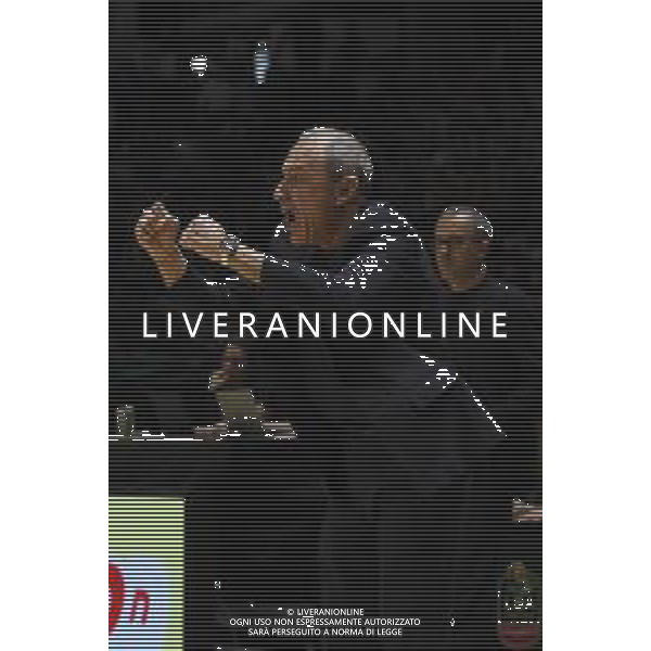 Torino 15.02.2025 Inalpi Arena ©Manuela Viganti/Agenzia Aldo Liverani Final Eight Coppa Italia Basket 2025 Semifinale Germani Brescia vs EA7 Emporio Armani Milano Nella foto: ettore messina allenatore EA7 emporio armani milano