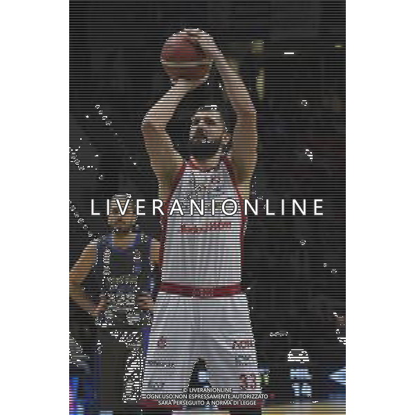 Torino 15.02.2025 Inalpi Arena ©Manuela Viganti/Agenzia Aldo Liverani Final Eight Coppa Italia Basket 2025 Semifinale Germani Brescia vs EA7 Emporio Armani Milano Nella foto: nikola mirotic