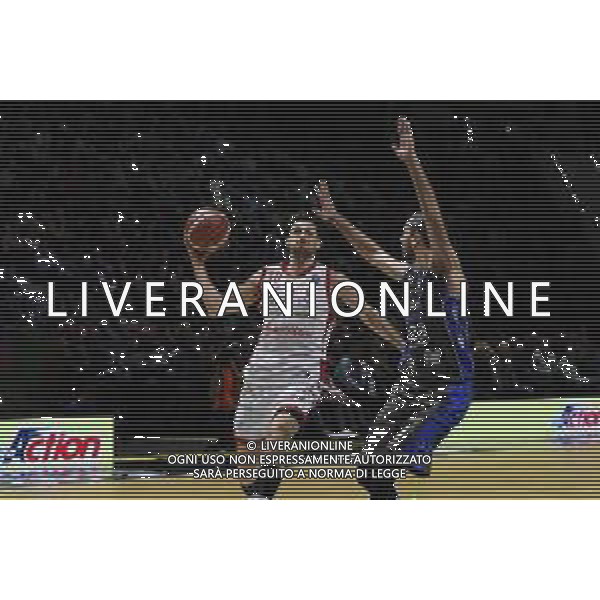 Torino 15.02.2025 Inalpi Arena ©Manuela Viganti/Agenzia Aldo Liverani Final Eight Coppa Italia Basket 2025 Semifinale Germani Brescia vs EA7 Emporio Armani Milano Nella foto: leandro bolmaro e amedeo della valle