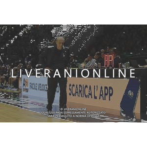 Torino 15.02.2025 Inalpi Arena ©Manuela Viganti/Agenzia Aldo Liverani Final Eight Coppa Italia Basket 2025 Semifinale Germani Brescia vs EA7 Emporio Armani Milano Nella foto: ettore messina allenatore EA7 emporio armani milano