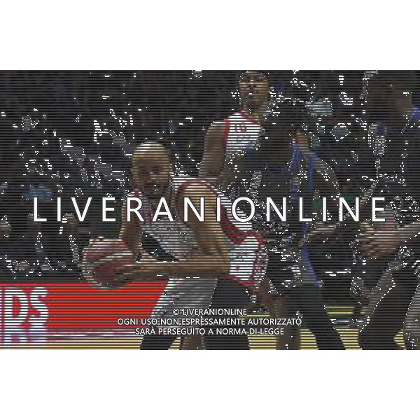 Torino 15.02.2025 Inalpi Arena ©Manuela Viganti/Agenzia Aldo Liverani Final Eight Coppa Italia Basket 2025 Semifinale Germani Brescia vs EA7 Emporio Armani Milano Nella foto: shavon shields