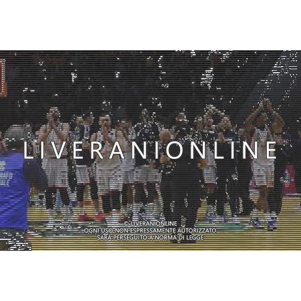 Torino 15.02.2025 Inalpi Arena ©Manuela Viganti/Agenzia Aldo Liverani Final Eight Coppa Italia Basket 2025 Semifinale Germani Brescia vs EA7 Emporio Armani Milano Nella foto: festa milano a fine gara