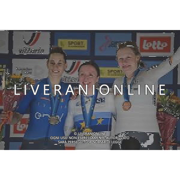 15-02-2025 European Championships Elite Women Track; Giornata 04; 2025, Great Britain; 2025, Italia; 2025, Germany; Morris, Anna; Guazzini, Vittoria; Kroger, Mieke; Zolder Velodromo; ©SIROTTI - AGENZIA ALDO LIVERANI SAS