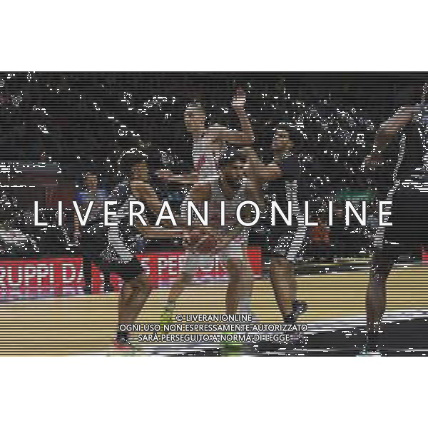 Torino 15.02.2025 Inalpi Arena ©Manuela Viganti/Agenzia Aldo Liverani Final Eight Coppa Italia Basket 2025 Semifinale Dolomiti Energia Trentino vs Pallacanestro Trieste Nella foto: momento di gioco