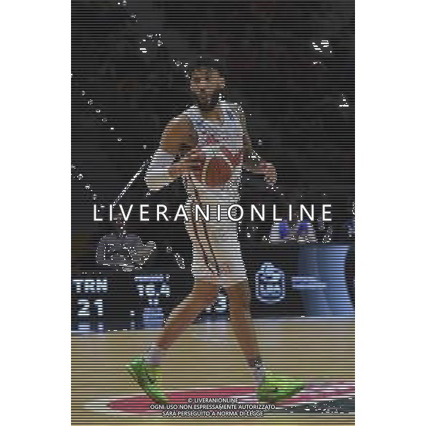 Torino 15.02.2025 Inalpi Arena ©Manuela Viganti/Agenzia Aldo Liverani Final Eight Coppa Italia Basket 2025 Semifinale Dolomiti Energia Trentino vs Pallacanestro Trieste Nella foto: valentine denzel
