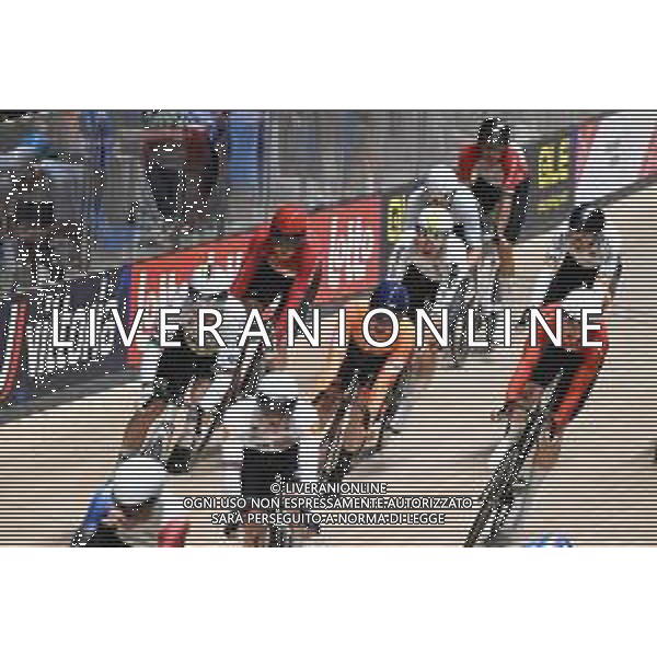 15-02-2025 European Championships Elite Track; Giornata 04; 2025, Germany; 2025, Danimarca; 2025, Olanda; Teutenberg, Tim Torn; Larsen, Niklas; Heijnen, Philip; Zolder Velodromo; ©SIROTTI - AGENZIA ALDO LIVERANI SAS