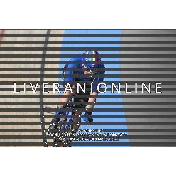 15-02-2025 European Championships Elite Track; Giornata 04; 2025, Italia; Viviani, Elia; Zolder Velodromo; ©SIROTTI - AGENZIA ALDO LIVERANI SAS