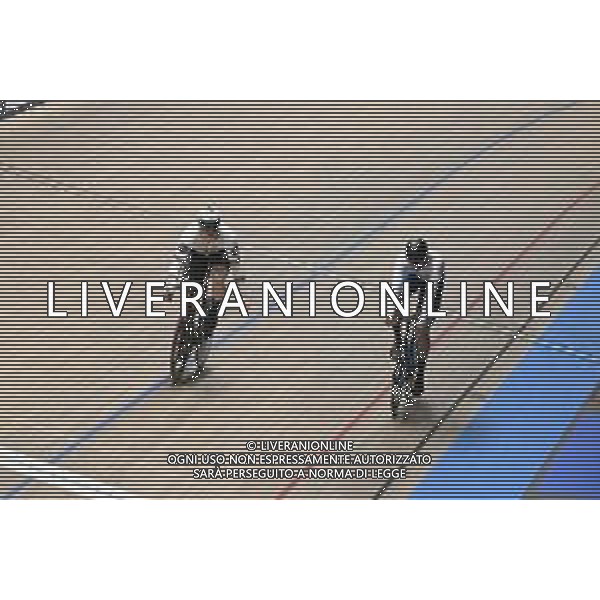 15-02-2025 European Championships Elite Track; Giornata 04; 2025, Olanda; 2025, Israele; Lavreysen, Harrie; Yakovlev, Mikhail; Zolder Velodromo; ©SIROTTI - AGENZIA ALDO LIVERANI SAS