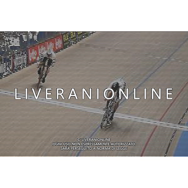 15-02-2025 European Championships Elite Track; Giornata 04; 2025, Olanda; 2025, Israele; Lavreysen, Harrie; Yakovlev, Mikhail; Zolder Velodromo; ©SIROTTI - AGENZIA ALDO LIVERANI SAS