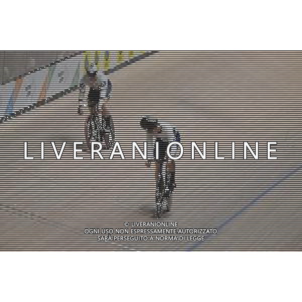 15-02-2025 European Championships Elite Track; Giornata 04; 2025, Olanda; 2025, Israele; Lavreysen, Harrie; Yakovlev, Mikhail; Zolder Velodromo; ©SIROTTI - AGENZIA ALDO LIVERANI SAS