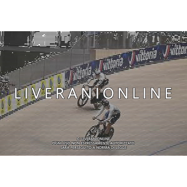 15-02-2025 European Championships Elite Track; Giornata 04; 2025, Olanda; 2025, Israele; Lavreysen, Harrie; Yakovlev, Mikhail; Zolder Velodromo; ©SIROTTI - AGENZIA ALDO LIVERANI SAS