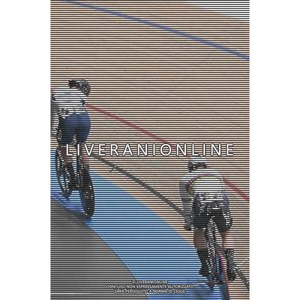 15-02-2025 European Championships Elite Track; Giornata 04; 2025, Olanda; 2025, Israele; Lavreysen, Harrie; Yakovlev, Mikhail; Zolder Velodromo; ©SIROTTI - AGENZIA ALDO LIVERANI SAS