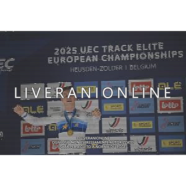 15-02-2025 European Championships Elite Track; Giornata 04; 2025, Germany; Teutenberg, Tim Torn; Zolder Velodromo; ©SIROTTI - AGENZIA ALDO LIVERANI SAS