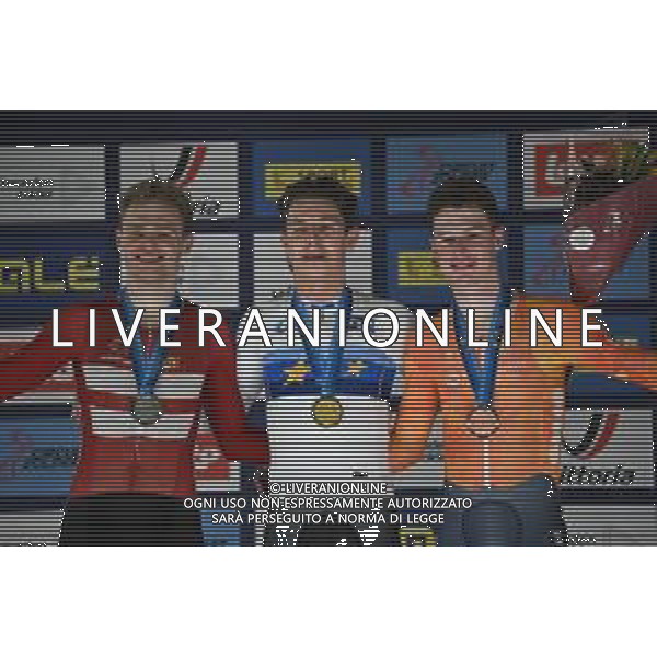 15-02-2025 European Championships Elite Track; Giornata 04; 2025, Germany; 2025, Danimarca; 2025, Olanda; Teutenberg, Tim Torn; Larsen, Niklas; Heijnen, Philip; Zolder Velodromo; ©SIROTTI - AGENZIA ALDO LIVERANI SAS