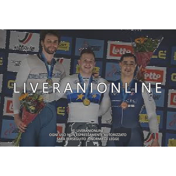 15-02-2025 European Championships Elite Track; Giornata 04; 2025, Olanda; 2025, Israele; 2025, France; Lavreysen, Harrie; Yakovlev, Mikhail; Helal, Rayan; Zolder Velodromo; ©SIROTTI - AGENZIA ALDO LIVERANI SAS