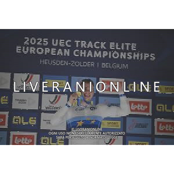 15-02-2025 European Championships Elite Track; Giornata 04; 2025, Olanda; Lavreysen, Harrie; Zolder Velodromo; ©SIROTTI - AGENZIA ALDO LIVERANI SAS