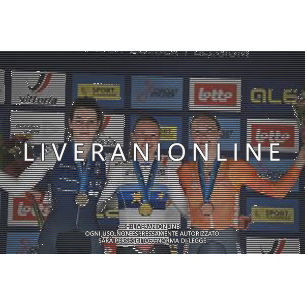 15-02-2025 European Championships Elite Women Track; Giornata 04; 2025, Norvegia; 2025, France; 2025, Olanda; Stenberg, Anita Yvonne; Borras, Marion; Van Der Duin, Maike; Zolder Velodromo; ©SIROTTI - AGENZIA ALDO LIVERANI SAS