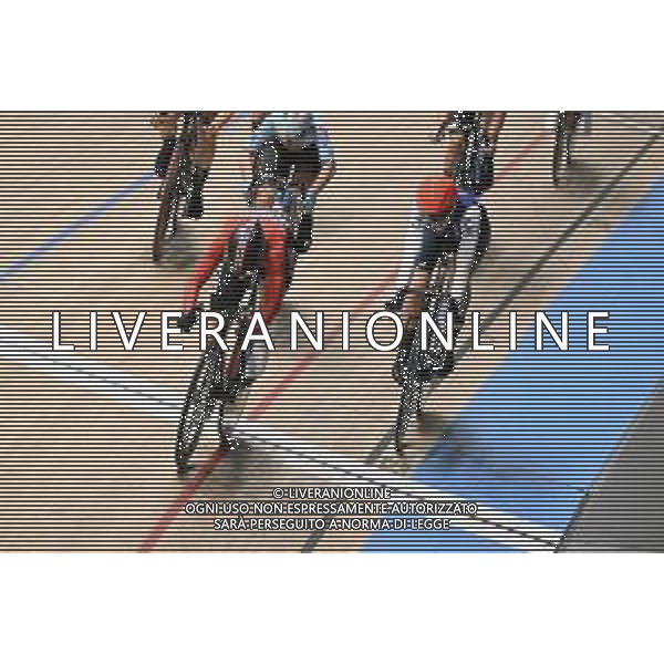 15-02-2025 European Championships Elite Women Track; Giornata 04; 2025, Norvegia; 2025, France; Stenberg, Anita Yvonne; Borras, Marion; Zolder Velodromo; ©SIROTTI - AGENZIA ALDO LIVERANI SAS