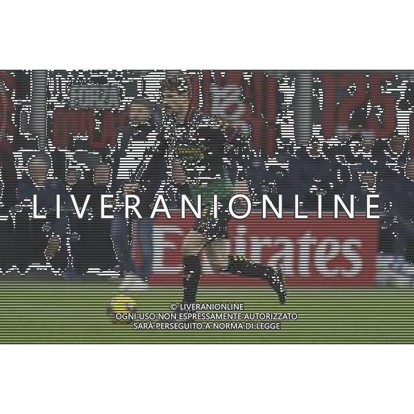 Matteo Gabbia of AC Milan during Milan AC vs Hellas Verona FC, 25° Serie A Enilive 2024-25 game at G. Meazza - San Siro stadium in Milnao (MI), Italy, on February 15, 2025. (Photo by Davide Casentini)- AGENZIA ALDO LIVERANI SAS