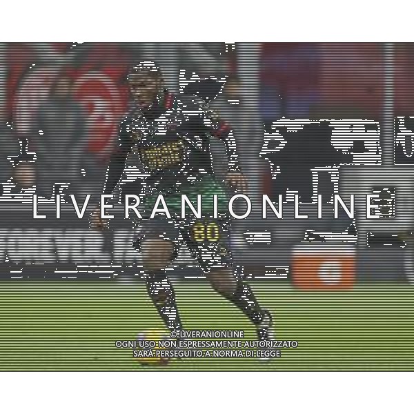 Yunus Musah of AC Milan play the ball during Milan AC vs Hellas Verona FC, 25° Serie A Enilive 2024-25 game at G. Meazza - San Siro stadium in Milnao (MI), Italy, on February 15, 2025. (Photo by Davide Casentini)- AGENZIA ALDO LIVERANI SAS