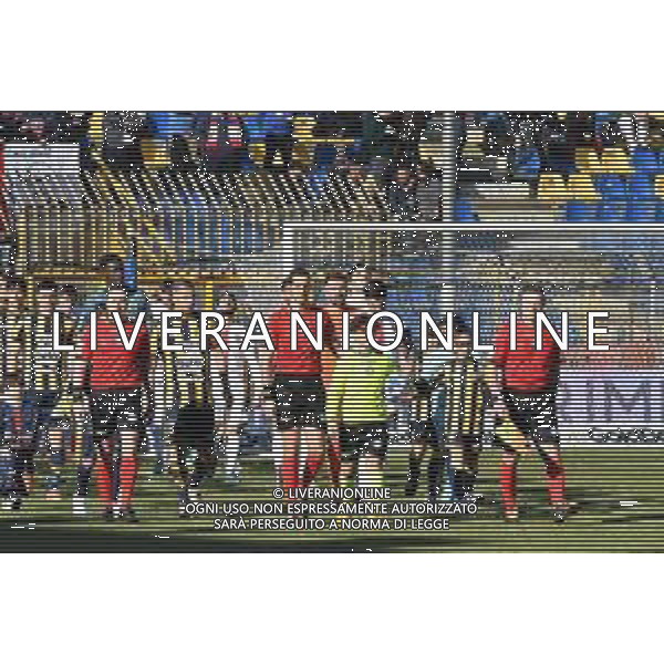 Juve Stabia vs Cosenza Campionato Serie BKT 2024-2025 Castellemmare di Stabia 16/2/2025 Nella foto: Ingresso in campo @Foto Andrea Rosito Agenzia Liverani SAS