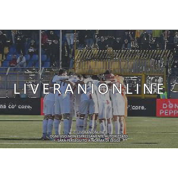 Juve Stabia vs Cosenza Campionato Serie BKT 2024-2025 Castellemmare di Stabia 16/2/2025 Nella foto: FOrmazione Cosenza inizio gara @Foto Andrea Rosito Agenzia Liverani SAS