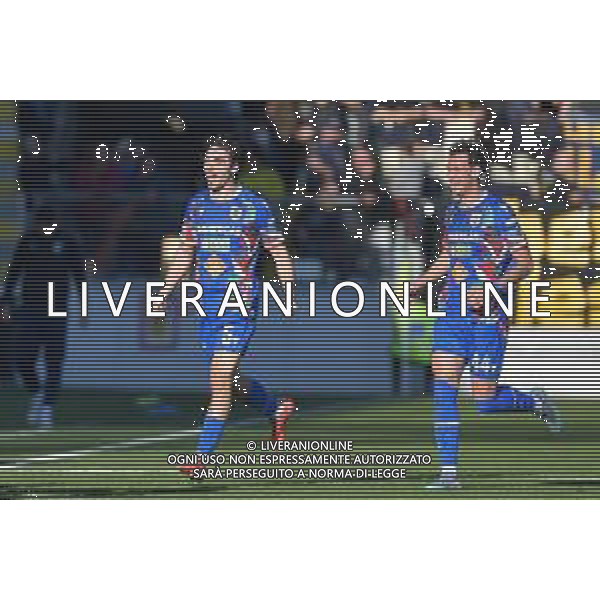Frosinone vs Reggiana Campionato Serie BKT - 26 Giornata Stadio Benito Stirpe - Frosinone 16-02-2025 nella foto Esultanza Sersanti ©Federico Gaetano - AGENZIA ALDO LIVERANI SAS