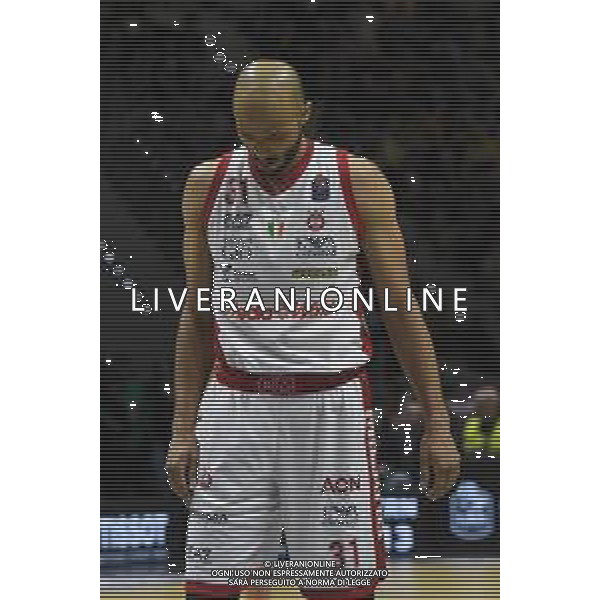 Torino 16.02.2025 Inalpi Arena ©Manuela Viganti/Agenzia Aldo Liverani Final Eight Coppa Italia Basket 2025 Finale EA7 Emporio Armani Milano vs Dolomiti Energia Trentino Nella foto: shavon shields