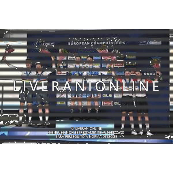 16-02-2025 European Championships Elite Track; Giornata 05; 2025, Olanda; 2025, Germany; 2025, Portogallo; Dorenbos, Yanne; Hoppezak, Vincent; Kluge, Roger; Teutenberg, Tim Torn; Oliveira Alves, Ivo Emanuel; Oliveira Alves, Rui Felipe; Zolder Velodromo; ©SIROTTI - AGENZIA ALDO LIVERANI SAS