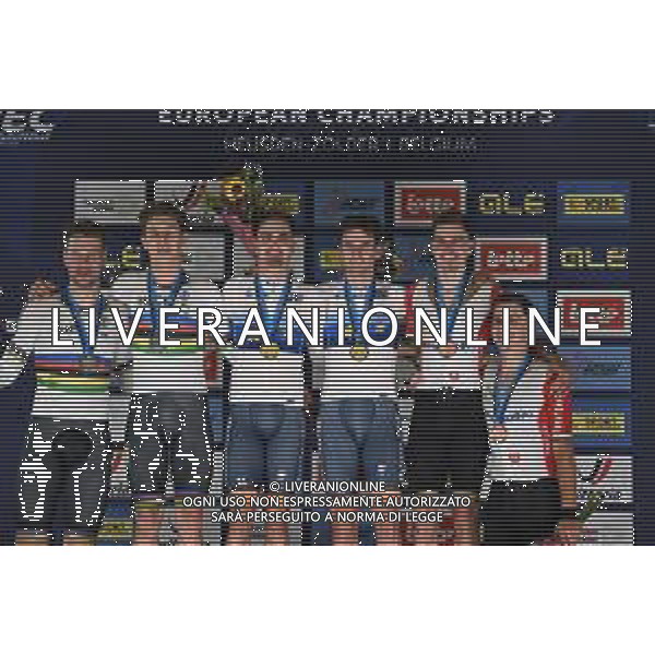 16-02-2025 European Championships Elite Track; Giornata 05; 2025, Olanda; 2025, Germany; 2025, Portogallo; Dorenbos, Yanne; Hoppezak, Vincent; Kluge, Roger; Teutenberg, Tim Torn; Oliveira Alves, Ivo Emanuel; Oliveira Alves, Rui Felipe; Zolder Velodromo; ©SIROTTI - AGENZIA ALDO LIVERANI SAS