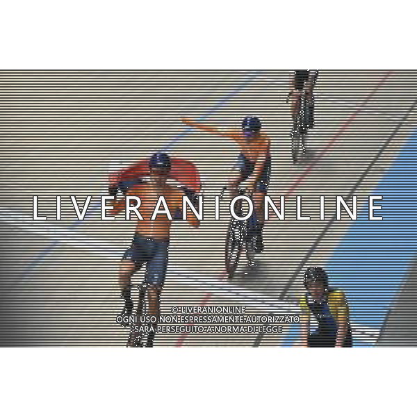 16-02-2025 European Championships Elite Track; Giornata 05; 2025, Olanda; Dorenbos, Yanne; Hoppezak, Vincent; Zolder Velodromo; ©SIROTTI - AGENZIA ALDO LIVERANI SAS