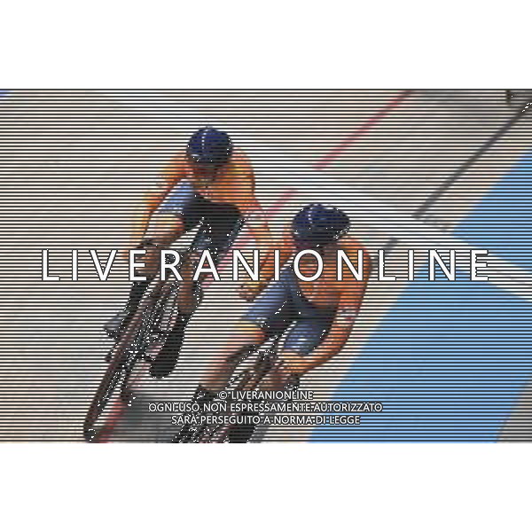 16-02-2025 European Championships Elite Track; Giornata 05; 2025, Olanda; Dorenbos, Yanne; Hoppezak, Vincent; Zolder Velodromo; ©SIROTTI - AGENZIA ALDO LIVERANI SAS