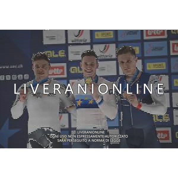16-02-2025 European Championships Elite Track; Giornata 05; 2025, Olanda; 2025, Germany; 2025, France; Lavreysen, Harrie; Dornbach, Maximilian; Derache, Tom; Zolder Velodromo; ©SIROTTI - AGENZIA ALDO LIVERANI SAS