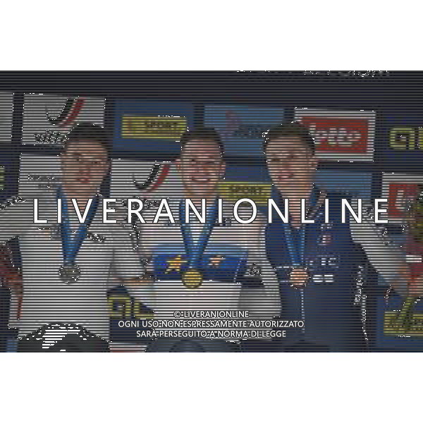 16-02-2025 European Championships Elite Track; Giornata 05; 2025, Olanda; 2025, Germany; 2025, France; Lavreysen, Harrie; Dornbach, Maximilian; Derache, Tom; Zolder Velodromo; ©SIROTTI - AGENZIA ALDO LIVERANI SAS