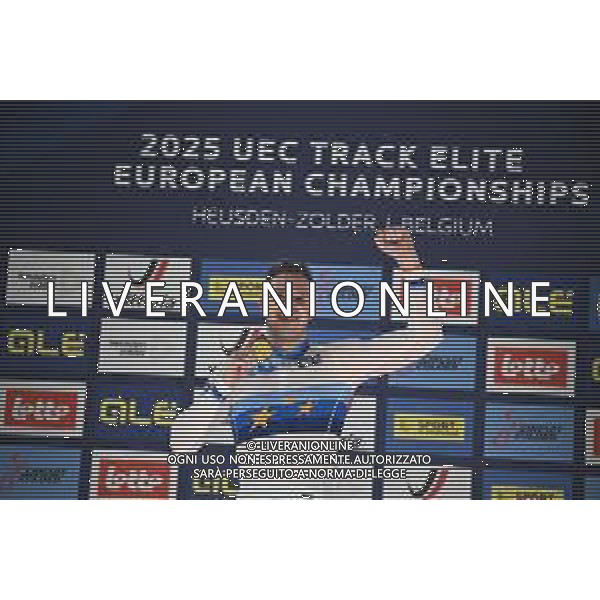 16-02-2025 European Championships Elite Track; Giornata 05; 2025, Olanda; Lavreysen, Harrie; Zolder Velodromo; ©SIROTTI - AGENZIA ALDO LIVERANI SAS