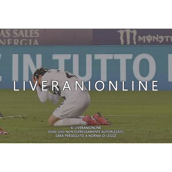 Matteo Cancellieri of Parma AC expresses disappointment during Parma FC vs AS Roma, 25° Serie A Enilive 2024-25 game at Ennio Tardini stadium in Parma (PR), Italy, on February 16, 2025. (Photo by Davide Casentini) AG ALDO LIVERANI SAS