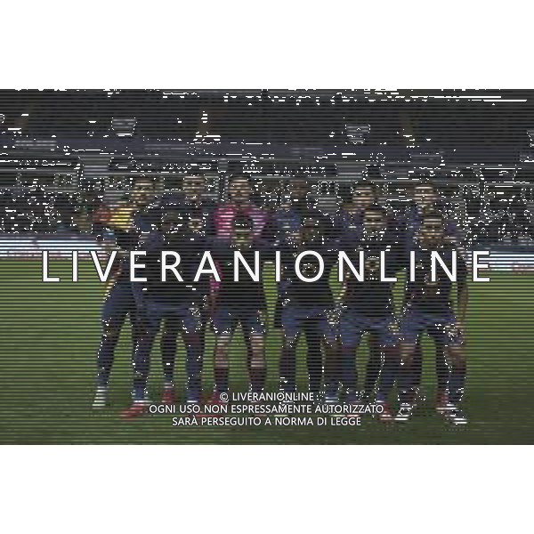 Roma team photo during Parma FC vs AS Roma, 25° Serie A Enilive 2024-25 game at Ennio Tardini stadium in Parma (PR), Italy, on February 16, 2025. (Photo by Davide Casentini) AG ALDO LIVERANI SAS