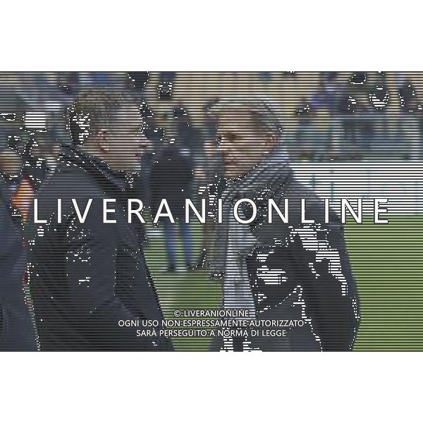Federico Cherubini Ceo of Parma AC speaks to Kyle Krause Chairman of Parma AC during Parma FC vs AS Roma, 25° Serie A Enilive 2024-25 game at Ennio Tardini stadium in Parma (PR), Italy, on February 16, 2025. (Photo by Davide Casentini) AG ALDO LIVERANI SAS