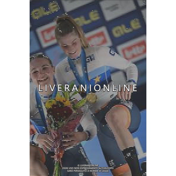 16-02-2025 European Championships Elite Women Track; Giornata 05; 2025, Olanda; Van Belle, Lisa; Van Der Duin, Maike; Zolder Velodromo; ©SIROTTI - AGENZIA ALDO LIVERANI SAS