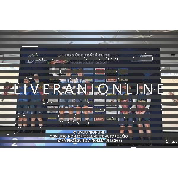 16-02-2025 European Championships Elite Women Track; Giornata 05; 2025, Olanda; 2025, Italia; 2025, France; Van Belle, Lisa; Van Der Duin, Maike; Guazzini, Vittoria; Consonni, Chiara; Berteau, Victoire; Borras, Marion; Zolder Velodromo; ©SIROTTI - AGENZIA ALDO LIVERANI SAS