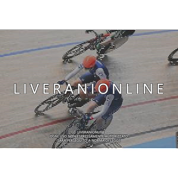 16-02-2025 European Championships Elite Women Track; Giornata 05; 2025, France; Berteau, Victoire; Borras, Marion; Zolder Velodromo; ©SIROTTI - AGENZIA ALDO LIVERANI SAS